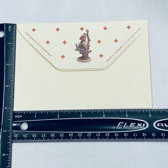 Vintage Hummel Stationary Hum # 141 Apple Tree Girl 3 Sheets & 2 Envelope Unused - Picture 8 of 13